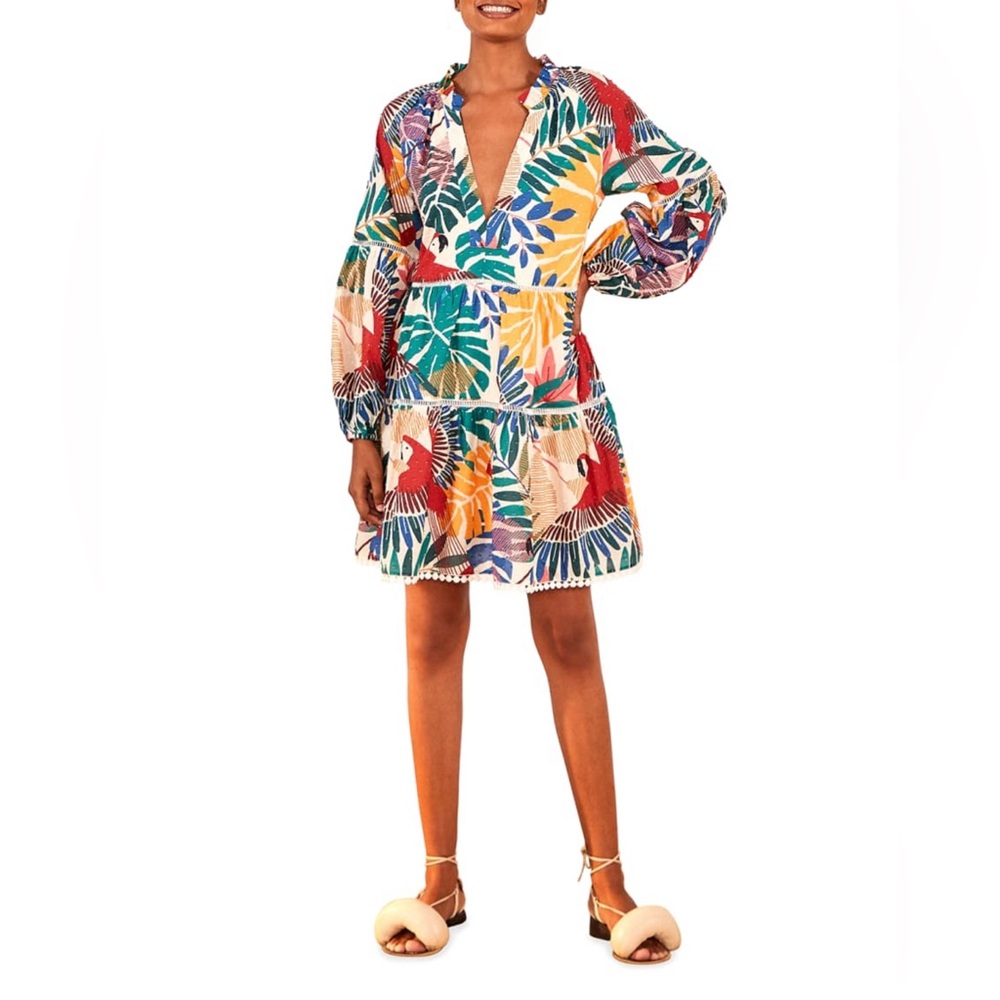 LAST CHANCE FARM RIO Macaw Mini Dress PRICE AS MARKED - Picture 2 of 8